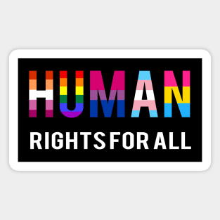 Human Rights LGBT Flag Gay Pride Month Transgender Rainbow Lesbian Magnet